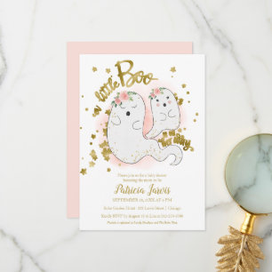 Eine kleine Boo Halloween Baby Dusche Einladung