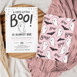 Eine kleine Boo Halloween Baby Dusche Einladung