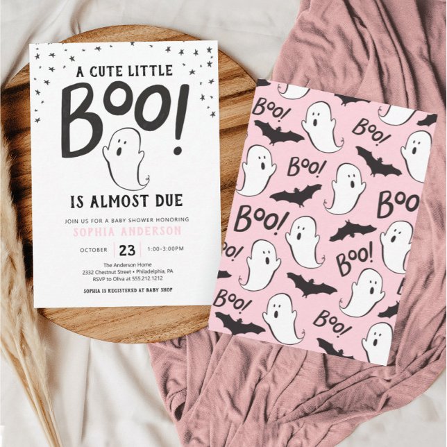 Eine kleine Boo Halloween Baby Dusche Einladung (Von Creator hochgeladen)