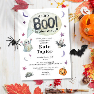 Eine kleine Boo Halloween-Baby-Party Einladung