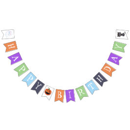 Eine kleine Boo Halloween-Kinderdusche Wimpelkette