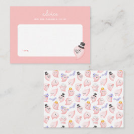 Eine kleine Boo Pink Babydusche Kinderbetreuung Mitteilungskarte