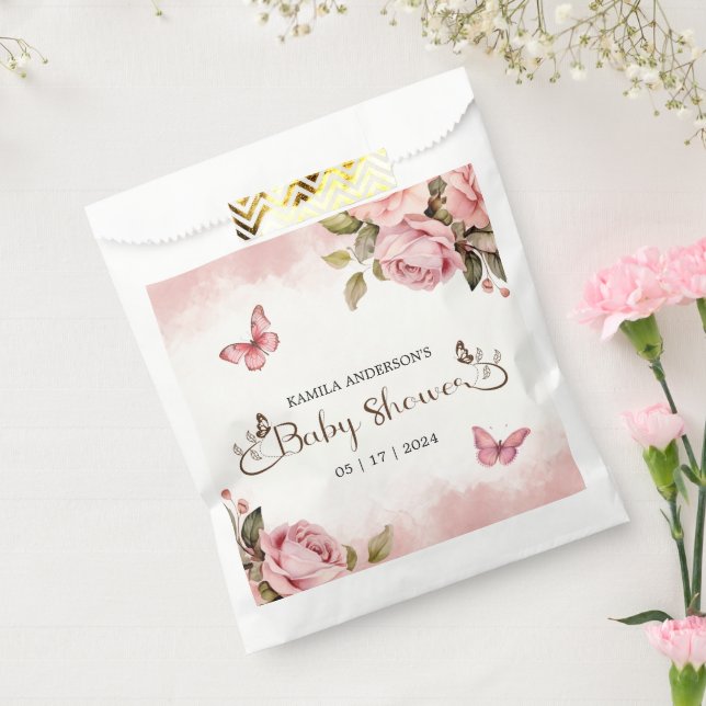 Eine kleine Butterfly-Babydusche Geschenktütchen (Versiegelt)