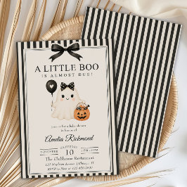 Eine kleine Buu süße Geist Halloween Baby Shower Einladung