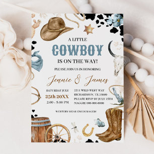 Eine kleine Cowboy-Dusche Einladung