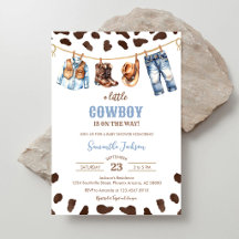 Eine kleine Cowboy-Wild-West-Rodeo-Baby-Party