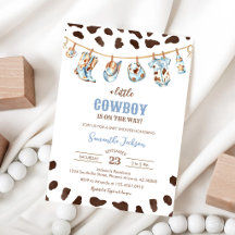 Eine kleine Cowboy-Wild-West-Rodeo-Baby-Party