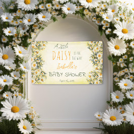 Eine kleine Daisy ist auf dem Weg zur Blumendusche Banner