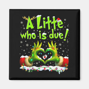 Eine kleine, die fällig ist, lustige Weihnachts-Sc Magnet