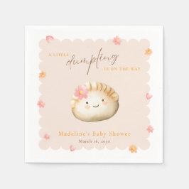 Eine kleine Dumpling auf dem Weg zur Niedlichen Gi Serviette