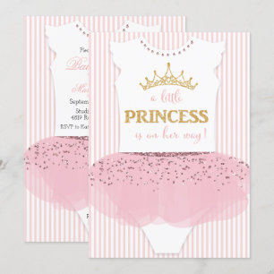 Eine kleine Einladung Prinzessin-Babyparty