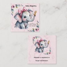 Eine kleine Erdnuss ist auf dem Weg Baby-Registry