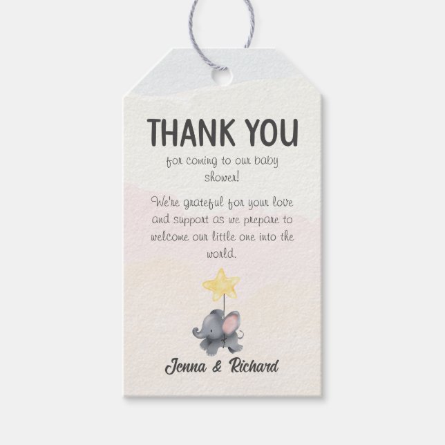 Eine kleine Erdnuss ist unterwegs mit einer Babydu Geschenkanhänger (Vorderseite)