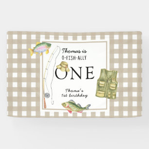 Eine kleine Fischerman Birthday Party Banner