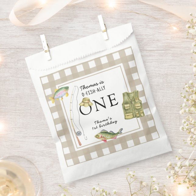 Eine kleine Fischerman Birthday Party Geschenktütchen (Ausgeschnitten)