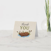 Eine kleine Fisherman Baby Dusche Danke Karte