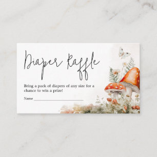 Eine kleine Fungi-verzauberte Mushroom-Windel-Raff Begleitkarte