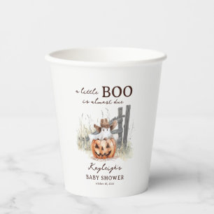 Eine kleine Geist ist fällig Western Halloween-Bab Pappbecher