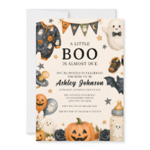 Eine kleine Geist ist fast fällig Halloween-Baby-P