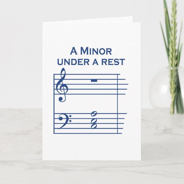 Eine kleine Grußkarte Karte (Vorderseite)