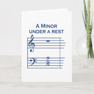 Eine kleine Grußkarte Karte