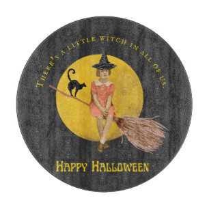 Eine kleine Hexe in uns allen Halloween Schneidebrett