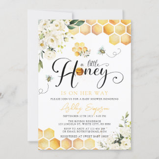 Eine kleine Honey Baby Dusche Einladung