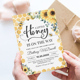 Eine kleine Honey Bee Baby Dusche Einladung