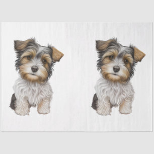Eine kleine Hund-Serie Design 30 Seidenpapier