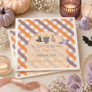 Eine kleine Hupe Halloween-Wäscheleine Baby-Party Serviette
