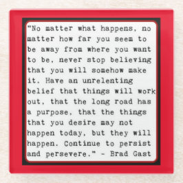 Eine kleine Inspiration Glasuntersetzer