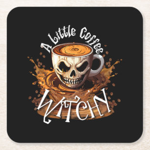 Eine kleine Kaffeehexerei Rechteckiger Pappuntersetzer