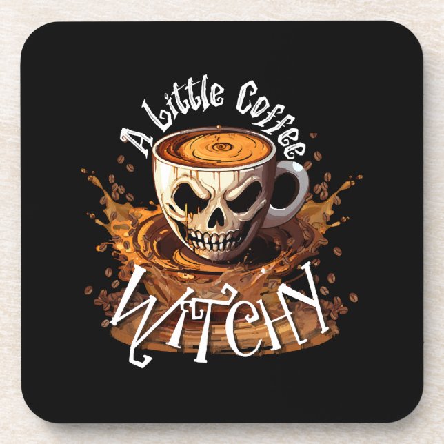 Eine kleine Kaffeekwitsche Getränkeuntersetzer (Vorderseite)