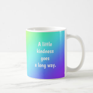 Eine kleine Kindheit hat eine Long Way Rainbow Tas Kaffeetasse