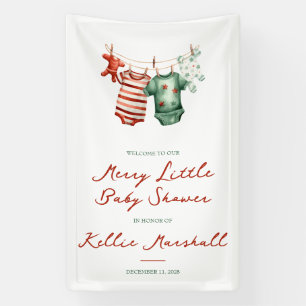 Eine kleine kleine Babydusche, Baby-Kleidung - Wil Banner