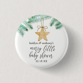 Eine kleine kleine Babydusche Button