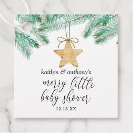 Eine kleine kleine Babydusche Geschenkanhänger