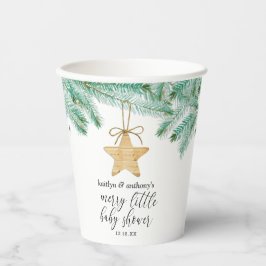 Eine kleine kleine Babydusche Pappbecher