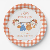 Eine kleine Kürbisfall-Baby-Party