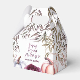 Eine kleine Kürbisgebirgsfeier zum Geburtstag Geschenkschachtel