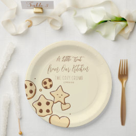 Eine kleine Leckerei aus unserer Küche (Creme) Pappteller