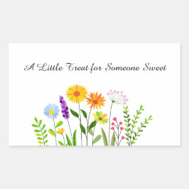 Eine kleine Leckerei für jemanden süß Rechteckiger Aufkleber