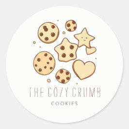 Eine kleine Leckerei von unserer Küche Runder Aufkleber