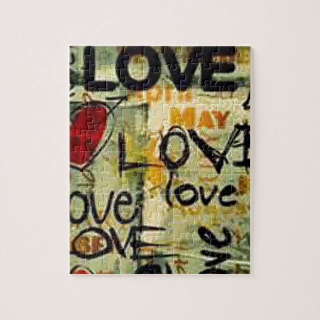 Eine kleine Liebe Graffiti Puzzle (Vertikal)