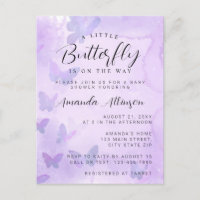 Eine kleine Lila Babydusche