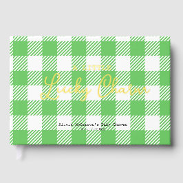 Eine kleine Lucky Charm Babydusche Gästebuch