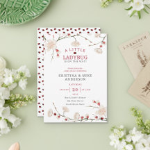 Eine kleine Marienkäfer-Baby-Party für Mädchen