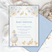 Eine kleine Meise Blau Gelb Süße Babyparty