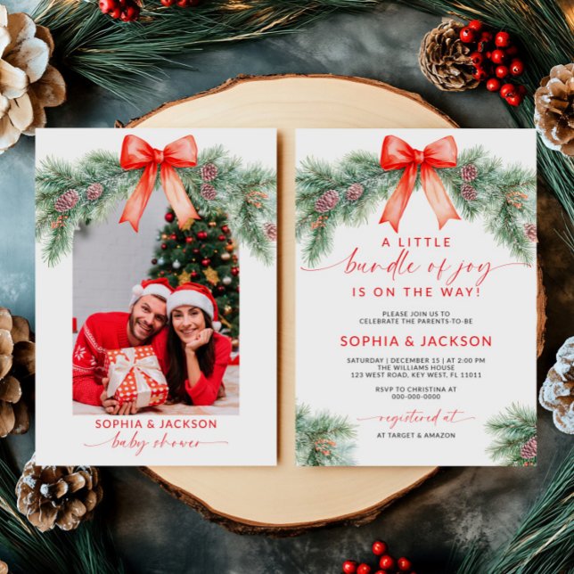 Eine kleine Menge Joy-Baby-Dusche Einladung (Von Creator hochgeladen)