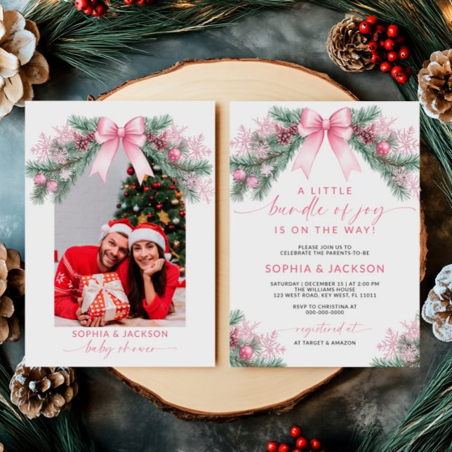 Eine kleine Menge Joy-Baby-Dusche Einladung (Von Creator hochgeladen)